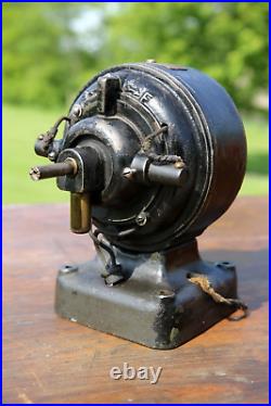 Antique Fidelity Electric Motor for Brass Blade Fan Jeweler Lathe Etc