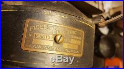 Antique Fidelity Electric Oscillating Fan Lancaster Pa. Project