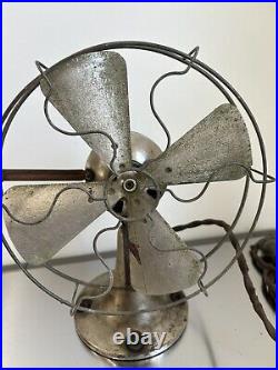 Antique Fitzgerald MFG Co. The Star Electric Fan style1200 Working Condition