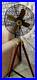 Antique-Floor-Fan-Royal-Navy-With-Brown-Wooden-Tripod-Stand-Handmade-x-mas-gift-01-xr