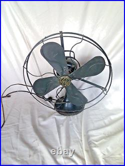 Antique G E Fan Electric Deco Oscillating Fan