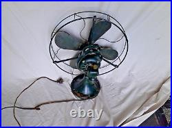 Antique G E Fan Electric Deco Oscillating Fan