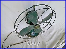 Antique G E Fan Electric Deco Oscillating Fan