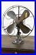 Antique-GE-Brass-Blade-Fan-16-Blades-Military-Green-vintage-3-speed-for-Repair-01-mn