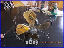 Antique GE Electric Fan with brass blades, 6 series g, Vintage General Electric