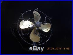 Antique GE Electric Fan with brass blades, 6 series g, Vintage General Electric