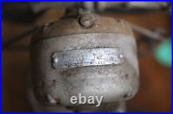 Antique GE Fan Motor 12 metal Blade vintage General Electric industrial Parts