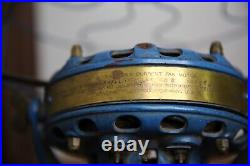 Antique GE Fan Pancake Motor Brass Blade vintage General Electric Parts Repair