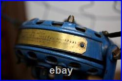 Antique GE Fan Pancake Motor Brass Blade vintage General Electric Parts Repair