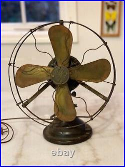 Antique GE General Electric Alternating Current 13 Fan