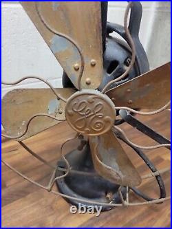 Antique GE General Electric Alternating Current 13 Fan for Restore