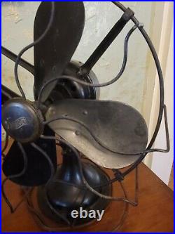 Antique GE Heavy Metal Oscillating Fan, was working recently