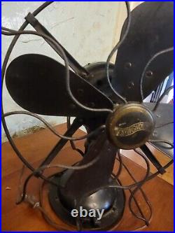 Antique GE Heavy Metal Oscillating Fan, was working recently