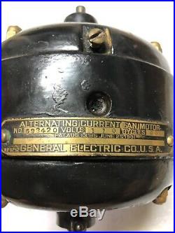 Antique GE Kidney Electric Fan Motor