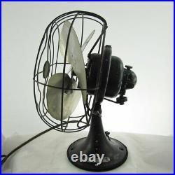 Antique GE Oscillating Desk Fan 1930s 55X165