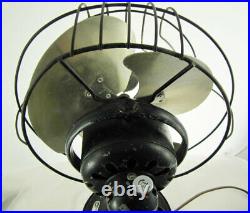 Antique GE Oscillating Desk Fan 1930s 55X165