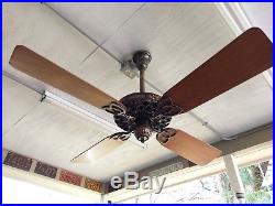 Antique GE oakleaf ceiling fan
