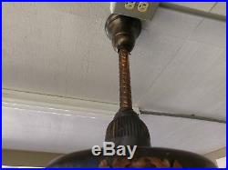 Antique GE oakleaf ceiling fan
