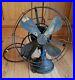 Antique-Ge-Fan-Oscillating-3-Speed-Table-Top-Brass-4-Blade-Rare-Vtg-01-rqo