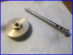 Antique Ge Fan Sidewinder Fan Worm Driven Vintage Ge Brass Blade Fan Parts