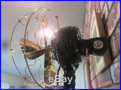 Antique Ge Fan Vintage Sidewinder Fan Brass Blade Fan Vintage Ge Fan See Photos