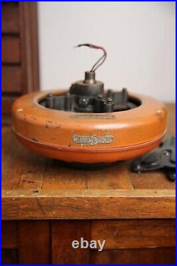 Antique General Electric Ceiling Fan Motor Cast Iron Vintage Parts Restoration