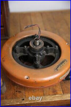 Antique General Electric Ceiling Fan Motor Cast Iron Vintage Parts Restoration