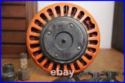 Antique General Electric Ceiling Fan Motor Cast Iron Vintage Parts Restoration