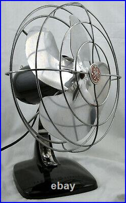 Antique General Electric GE Mid Century 10 Bakelite Fan All Original