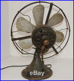 Antique General Electric Ge Fan Alternating Current Fan Motor 1906 Works Retro