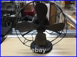 Antique General Electric Whiz brass bladed electric fan- preowned