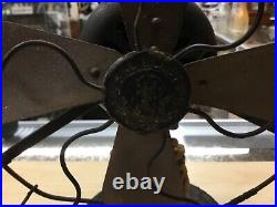 Antique General Electric Whiz brass bladed electric fan- preowned