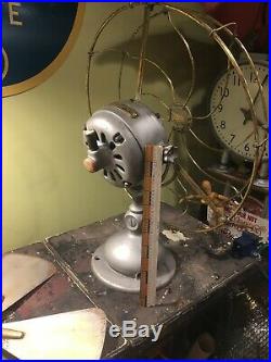 Antique JANDUS AC ELECTRIC FAN 16 BRASS CAGE BLADES Ready For Paint! Rare! Look