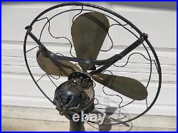 Antique Lake Breeze Motor Co. Floor Fan