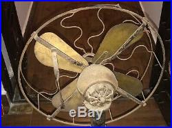 Antique Lake Breeze Motor Floor Model B Kerosene Stirling Engine Hot Air Fan
