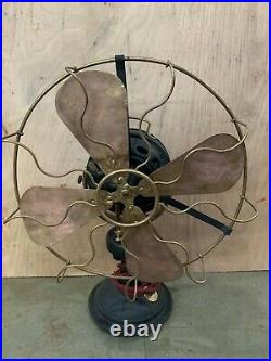 Antique Marelli Electric Table Fan Made In Italy