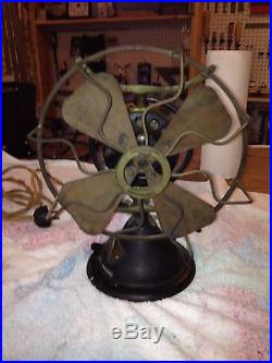 Antique Menominee Oscillating Fan