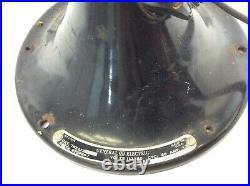 Antique Old Black Cast Iron Metal General Electric Cat 78x233 110/120V Fan Parts