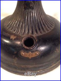 Antique PanCake Model G. E. Alternating Current Electric Fan Brass Blades C 1901