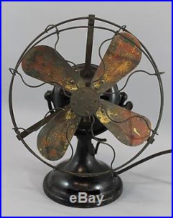 Antique Patd 1895 General Electric GE Alternating Current Electric Fan, NR
