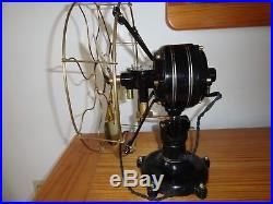 Antique Peerless/Colonial FFI-8 Front Oscillator Electric Fan- Circa 1912