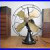 Antique-Peerless-Front-Oscillating-Electric-Fan-Motor-16-brass-blade-industrial-01-zz