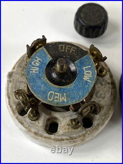 Antique Perkins 3 Speed Porcelain Switch for Some Oil Bath Antique Ceiling Fans