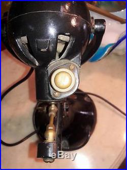 Antique Rare Art deco Verity´s 12 Orbit Electric Fan/Oscillating VIDEO