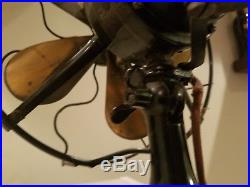 Antique Robbins Myers Co Brass Blade Fan 2610 HTF Rare Vtg Electric Oscillating