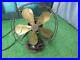 Antique-Robbins-Myers-RARE-5-Blade-Brass-Fan-Excellent-Condition-01-nhg
