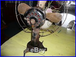 Antique Robbins and Myers Lollipop Oscillator Electric Fan The Standard 16