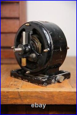 Antique Scott Alternating Electric Motor Fan Base tool pancake industrial RARE