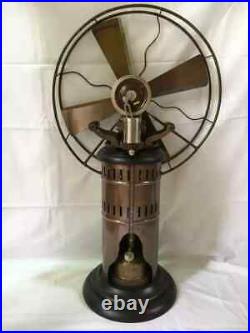 Antique Steam-Powered Kerosene Oil Fan Rare Working Vintage Museum Piece