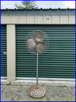 Antique Tall Pedestal Fan